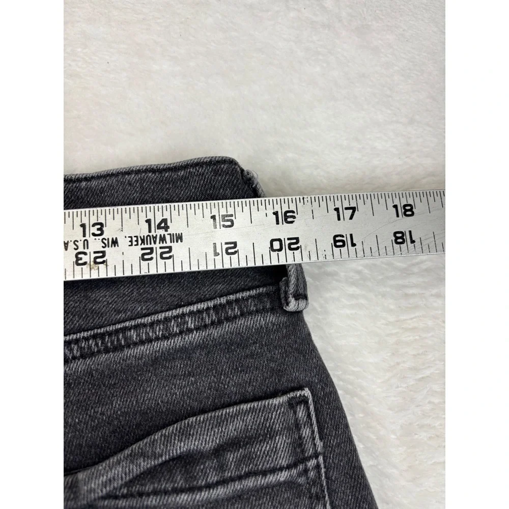 Hollister Baggy Cargo Mens 30x30 Jeans Fuzzy Black Faded Denim Utility Pants